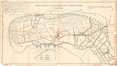 E20-A10 Rijkswaterstaatswerken op Goedereede , ca. 1910